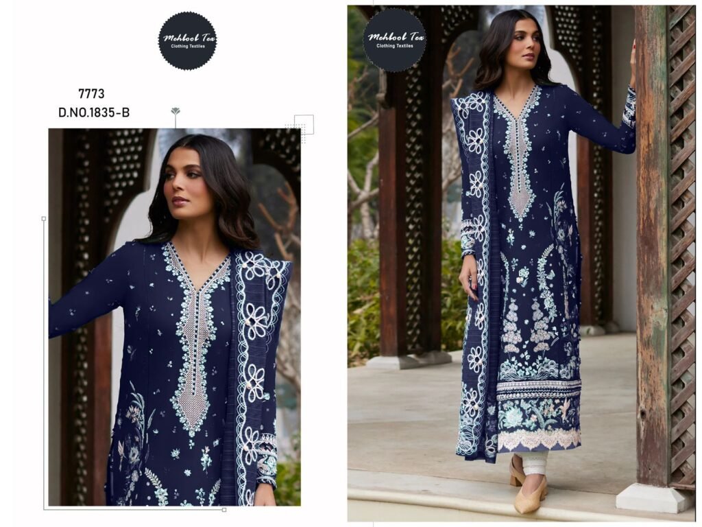 Launching Mehboob Tex 1835 B And C Cotton With Embroidery Pakistani Salwar Kameez Wholesale 2026
