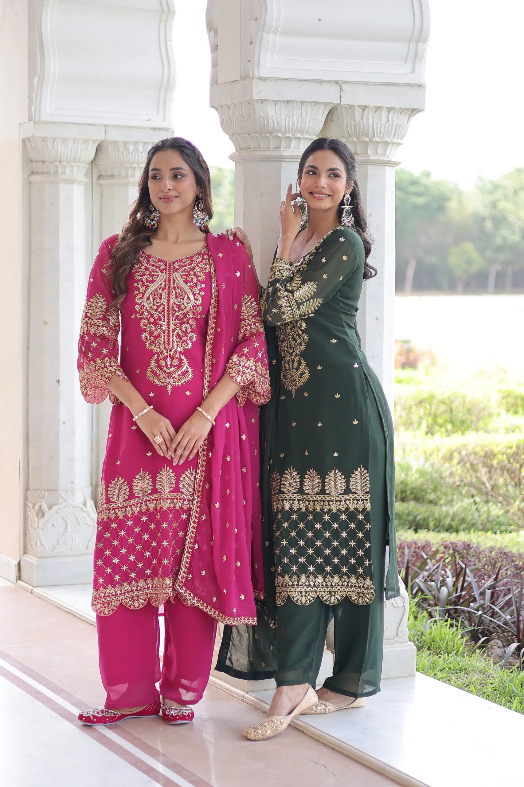 Launching Lekha KA 1219 Faux Blooming Embroidery Kurti Bottom With Dupatta Wholesale 2026