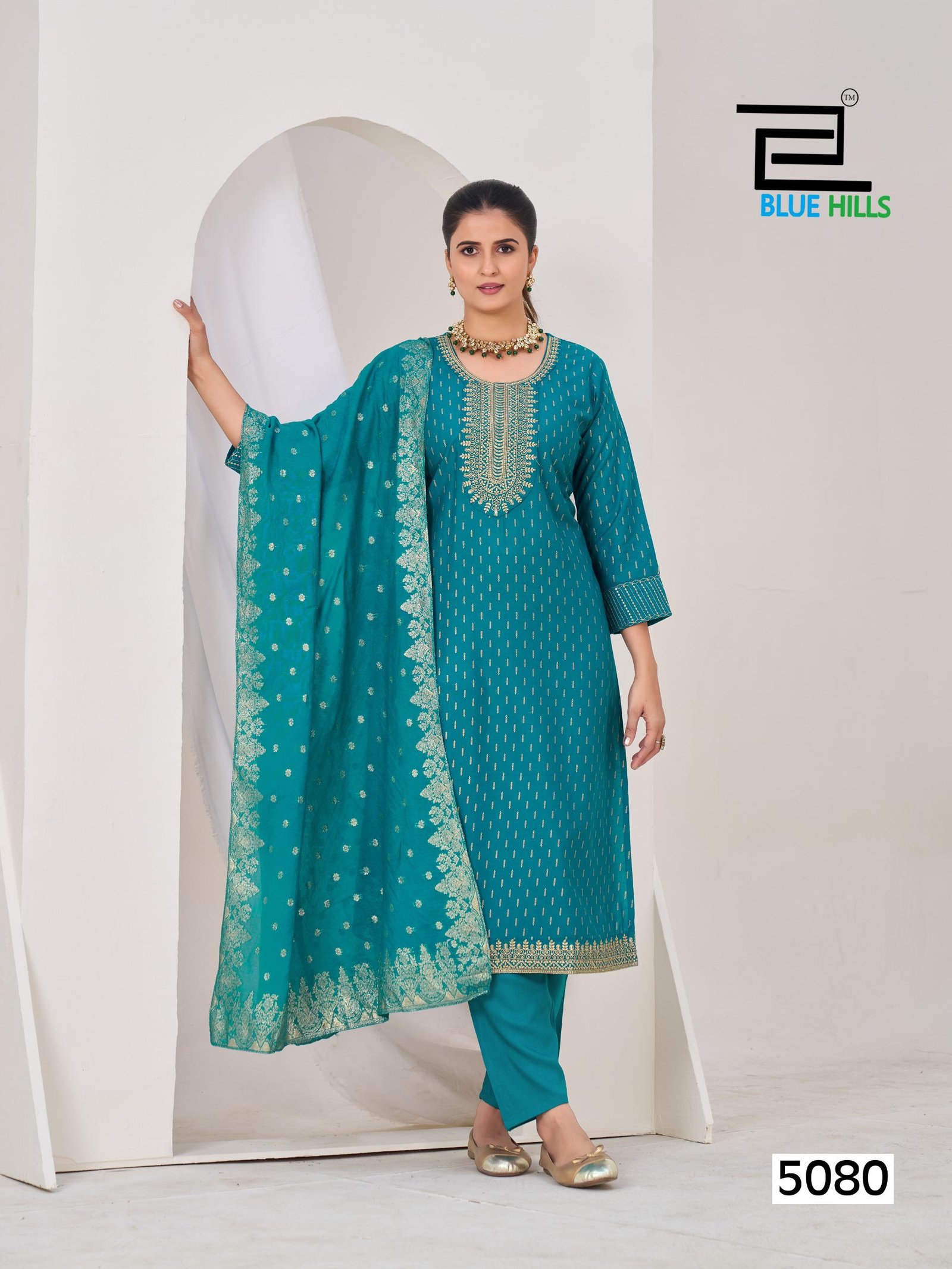 Blue Hills Aisha Rayon With Embroidery Kurti Pant And Dupatta Collection Wholesale 7 Stylish Blue Hills Aisha Rayon With Embroidery Kurti Pant And Dupatta Collection Wholesale 2026