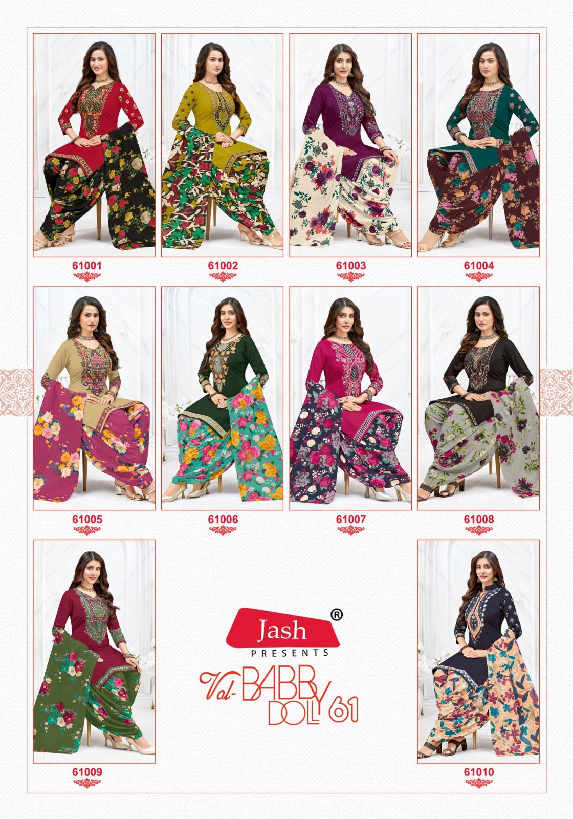 Jash Baby Doll Vol 61 Cotton Dress Material Collection Wholesale 14 Buy Jash Baby Doll Vol 61 Cotton Dress Material Collection Wholesale 2026