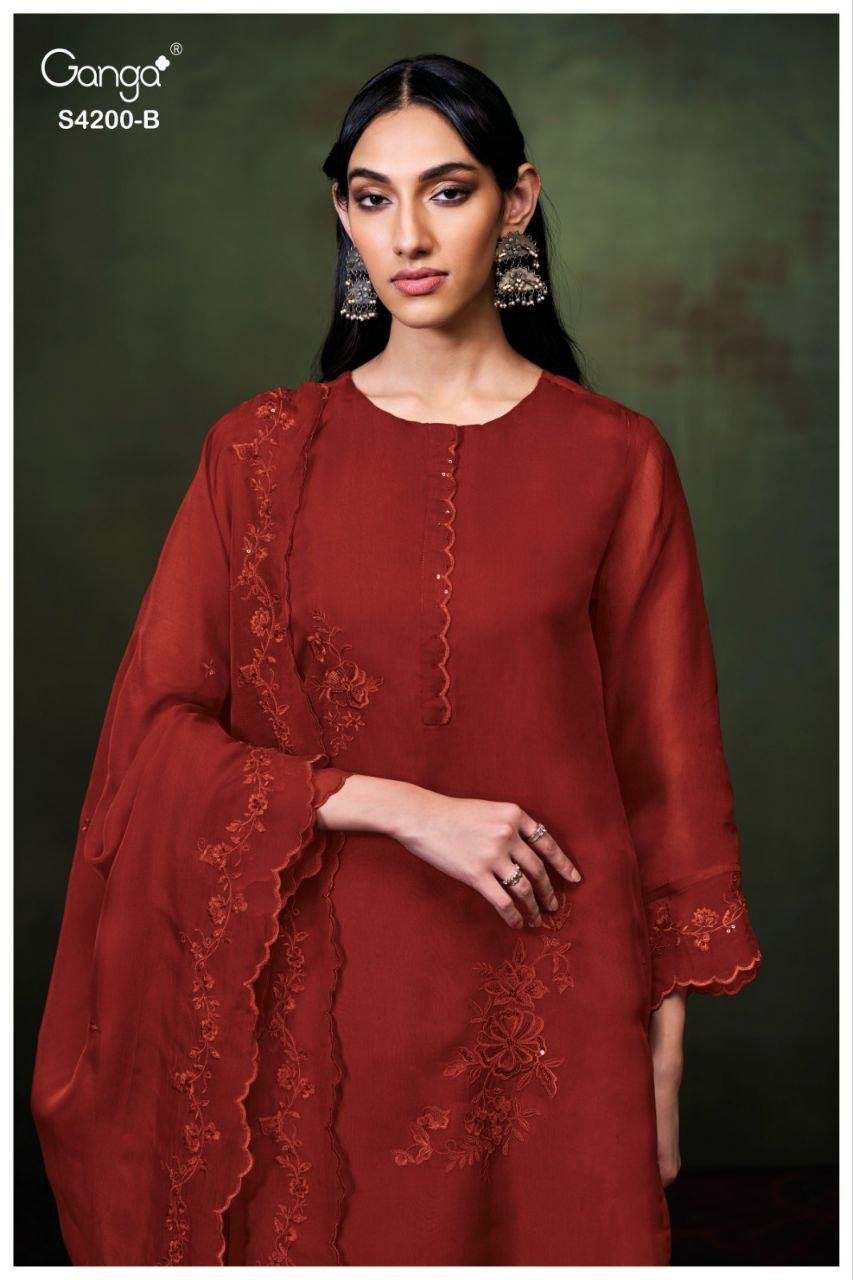 Ganga Ishina 4200 Bemberg Silk Embroidery Work Salwar Kameez Wholesale 5 Launching Ganga Ishina 4200 Bemberg Silk Embroidery Work Salwar Kameez Wholesale 2026