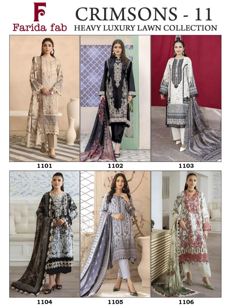 Latest Farida Fab Crimsons Vol 11 Cotton Dress Material Collection Wholesale 2026 8 Latest Farida Fab Crimsons Vol 11 Cotton Dress Material Collection Wholesale 2026