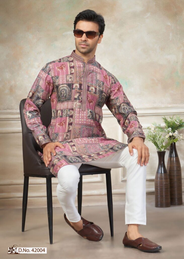 Launching Outluk Wedding Vol 42 Cotton Digital And Work Kurta And Pajama Collection Wholesale 2026