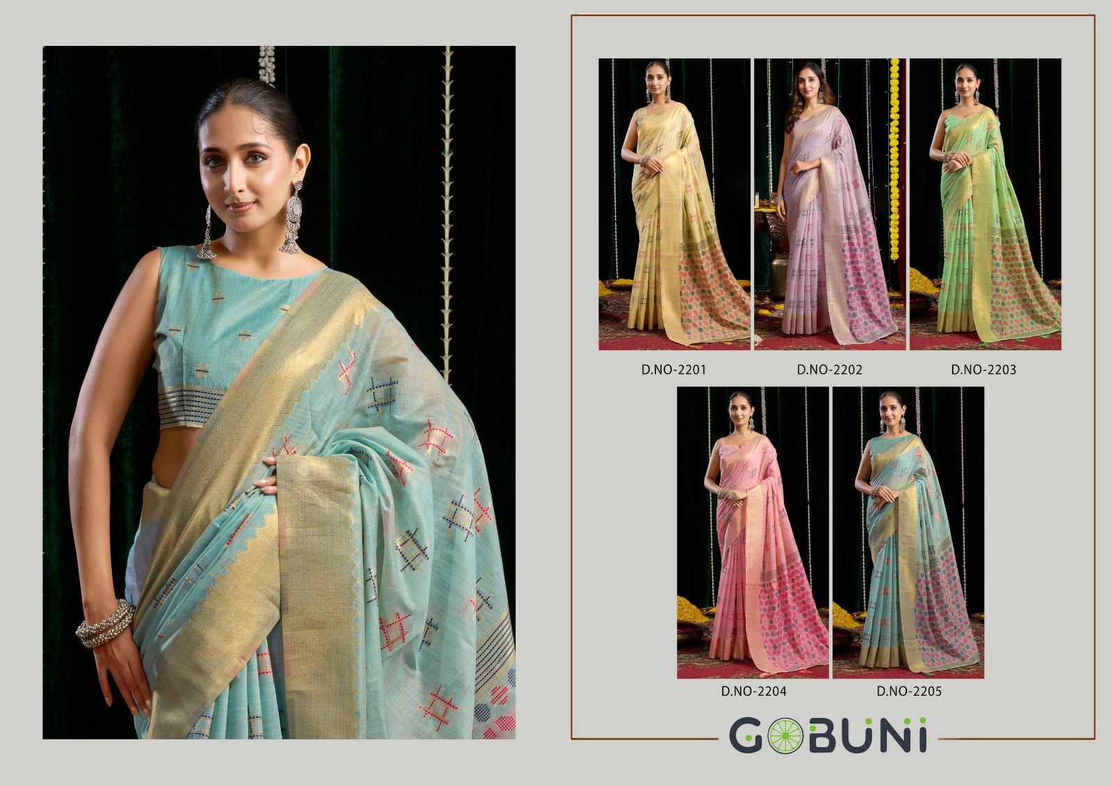 Gobuni Shikha Soft Spun Cotton Jari Saree Collection Wholesale 9 Beautiful Gobuni Shikha Soft Spun Cotton Jari Saree Collection Wholesale 2026