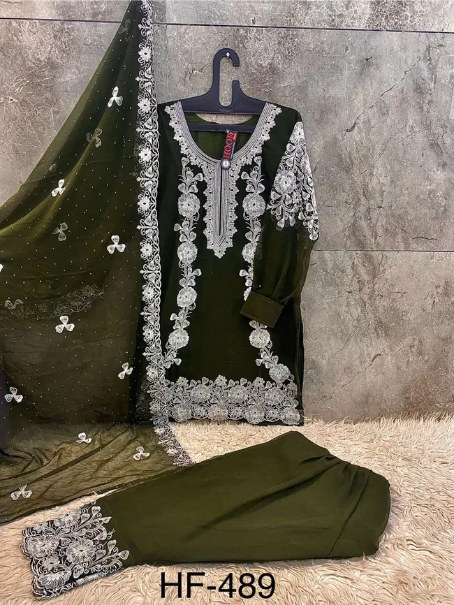 Hoor Tex HF 489 A to D Pakistani Salwar Suit With Embroidery Work Wholesale 6 Stylish Hoor Tex HF 489 A to D Pakistani Salwar Suit With Embroidery Work Wholesale 2026