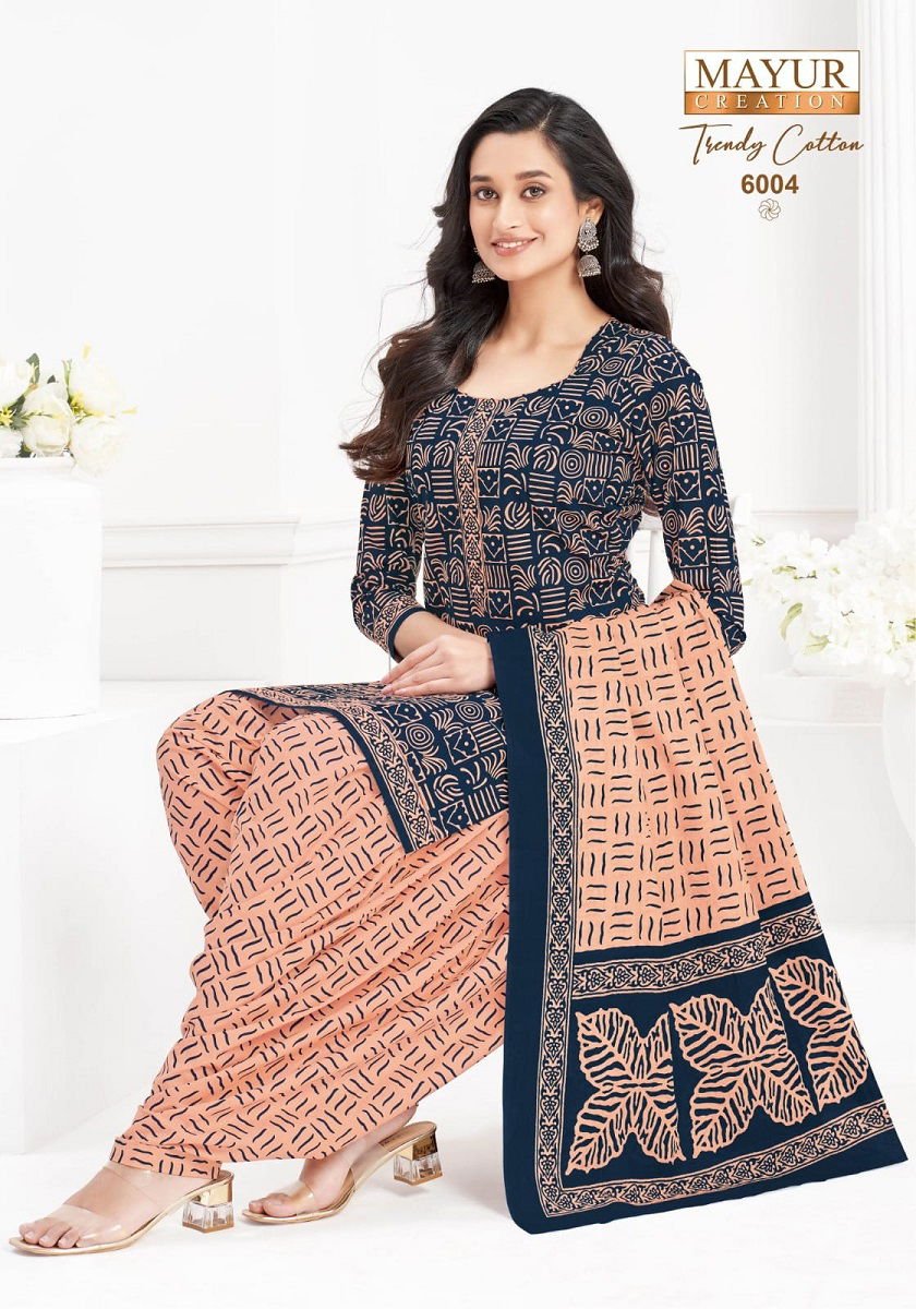 Mayur Trendy Cotton Vol 6 Cotton Printed Daily Wear Dress Material Collection Wholesale 8 Stylish Mayur Trendy Cotton Vol 6 Cotton Printed Daily Wear Dress Material Collection Wholesale 2026
