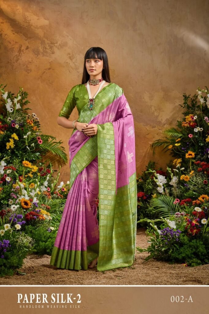 Beautiful Rajtex Paper Silk 02 Handloom Weaiving Paper Silk Saree Collection Wholesale 2026