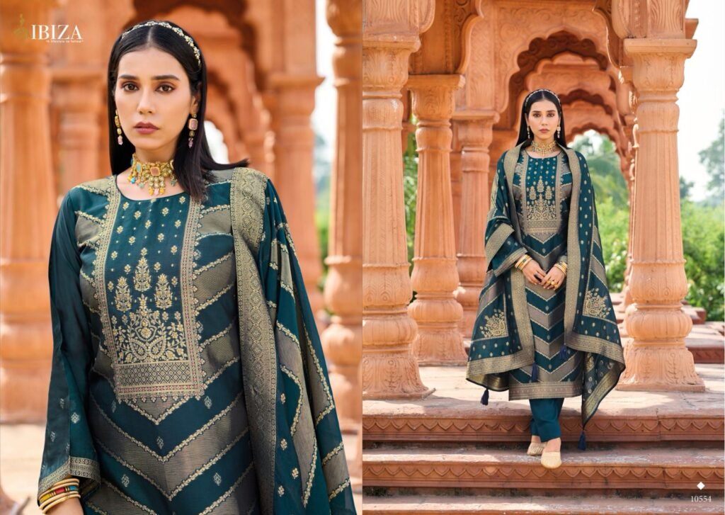 Beautiful Ibiza Silkoriya Banglory Silk Jacquard Salwar Kameez Wholesale 2026