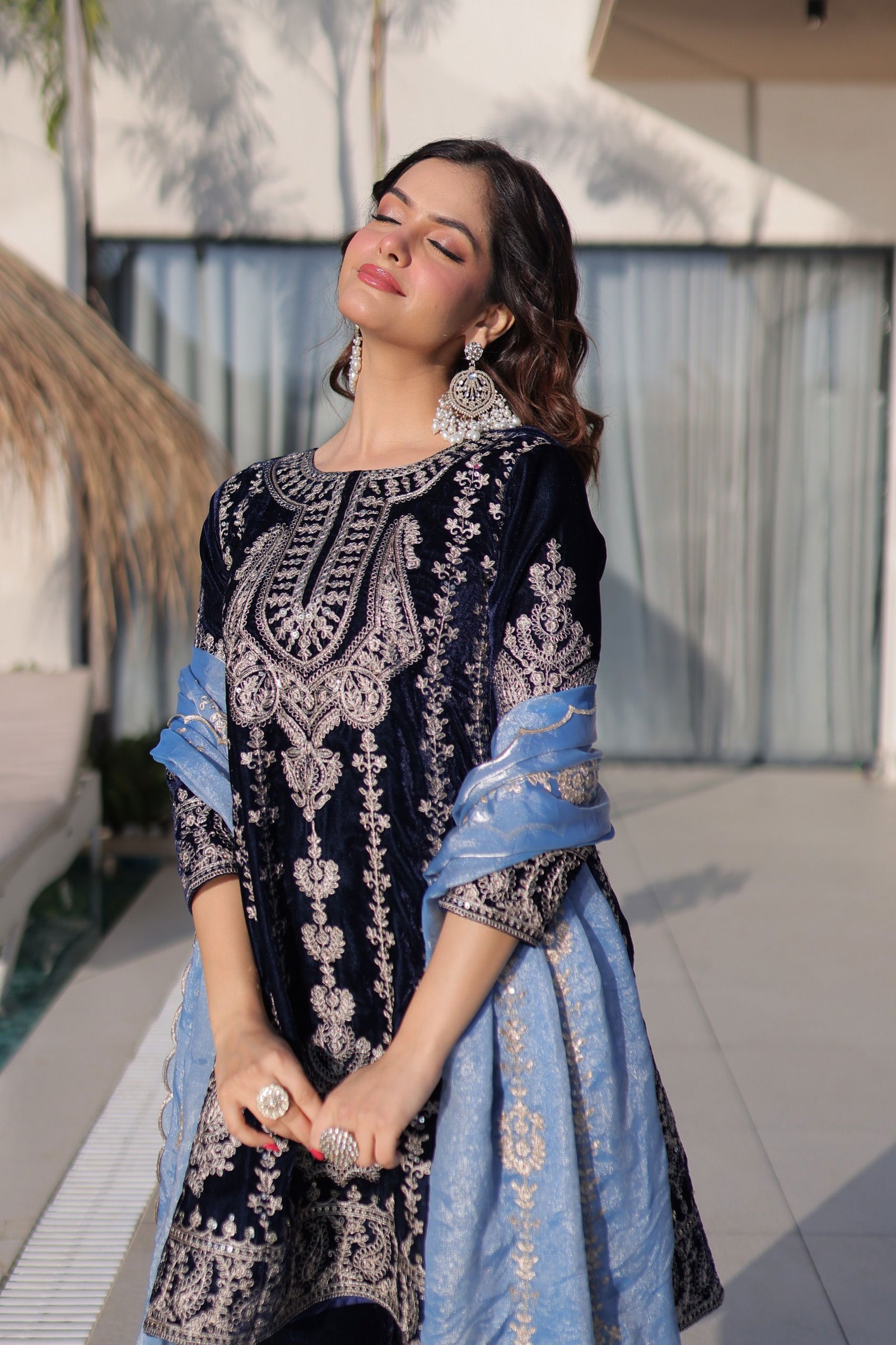 Lekha KA 1228 Velvet Zari Embroidery Top Bottom With Dupatta Wholesale 4 Buy Lekha KA 1228 Velvet Zari Embroidery Top Bottom With Dupatta Wholesale 2026