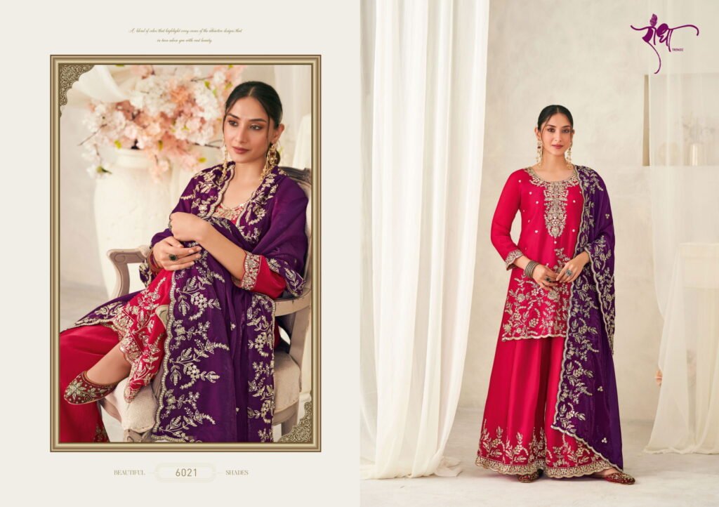 Beautiful Radha Chandani Fendy Silk With Embroidery Work Salwar Kameez Wholesale 2026