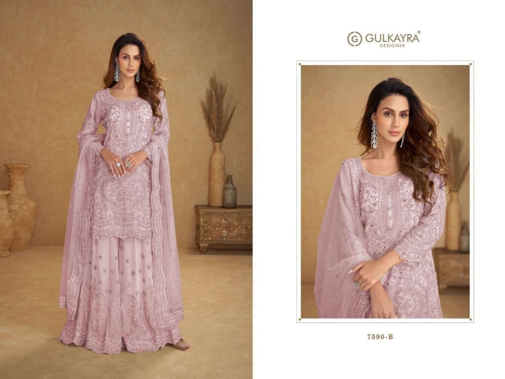Beautiful Gulkayra Safira Net With Embroidery Work Designer Salwar Kameez Wholesale 2026