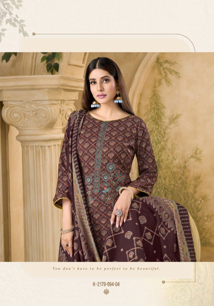 Launching Alok Zarina Edition 15 Viscose Discharge Print Embroidery Work Dress Material Wholesale 2026