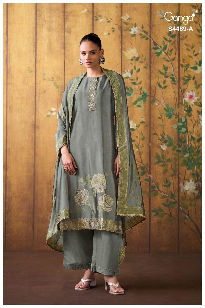 Ganga Mahiya 4489 Viscose Silk Embroidery Work Salwar Kameez Wholesale 4 Beautiful Ganga Mahiya 4489 Viscose Silk Embroidery Work Salwar Kameez Wholesale 2026