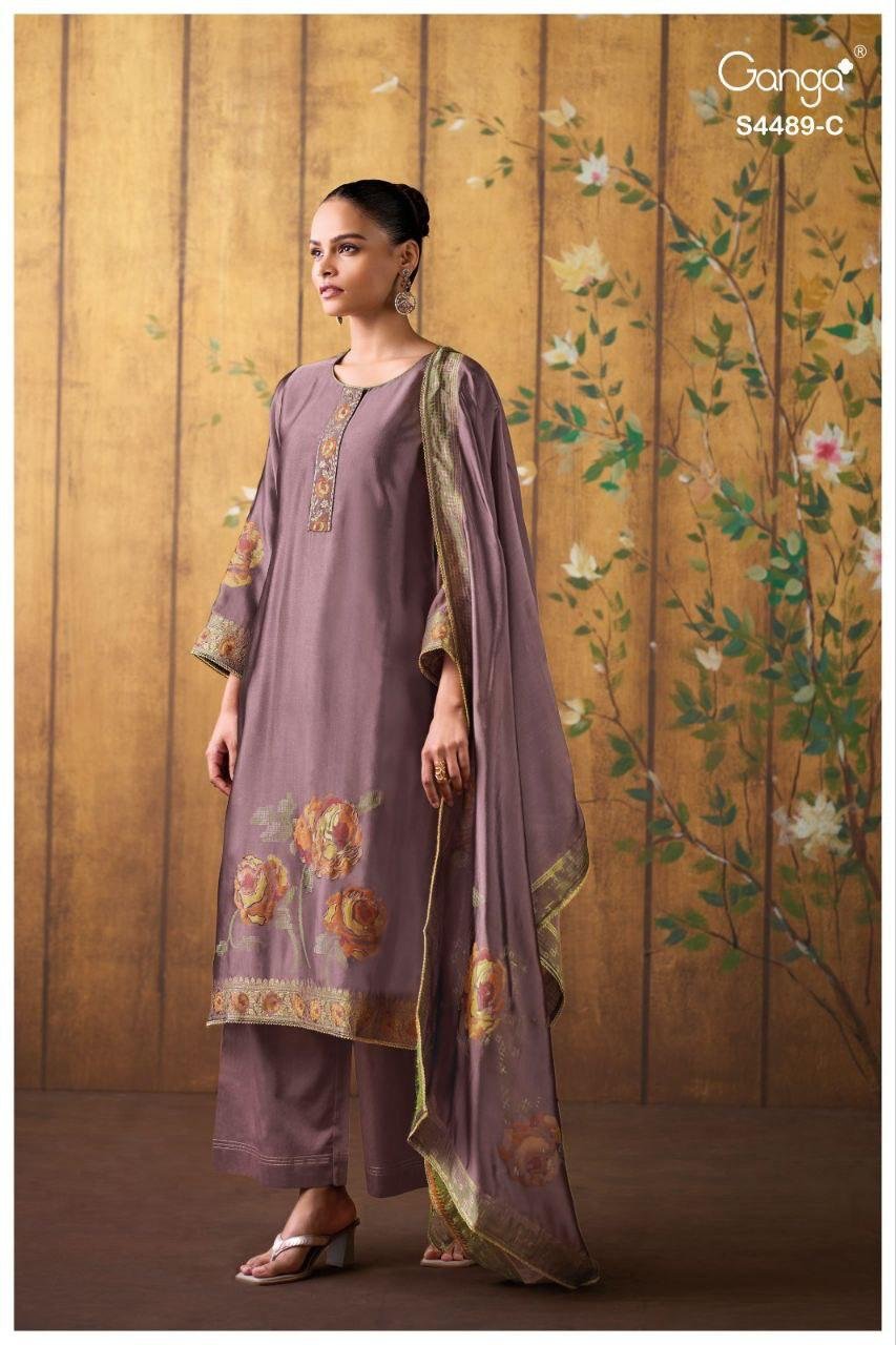 Ganga Mahiya 4489 Viscose Silk Embroidery Work Salwar Kameez Wholesale 11 Beautiful Ganga Mahiya 4489 Viscose Silk Embroidery Work Salwar Kameez Wholesale 2026