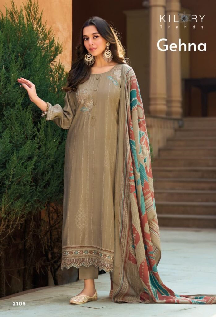 Buy Kilory Gehna Modal Silk Digital Print Embroidery Salwar Kameez Wholesale 2026