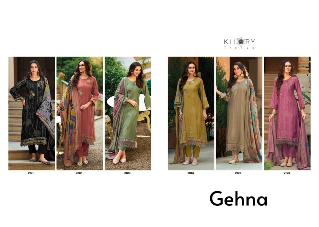Buy Kilory Gehna Modal Silk Digital Print Embroidery Salwar Kameez Wholesale 2026
