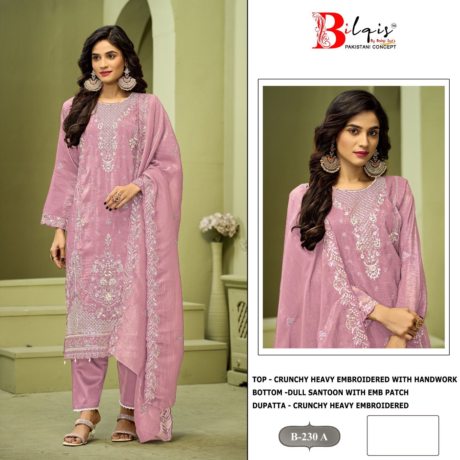 Bilqis B 230 A To D Crunchy With Embroidered Pakistani Salwar Kameez Wholesale 7 Launching Bilqis B 230 A To D Crunchy With Embroidered Pakistani Salwar Kameez Wholesale 2026
