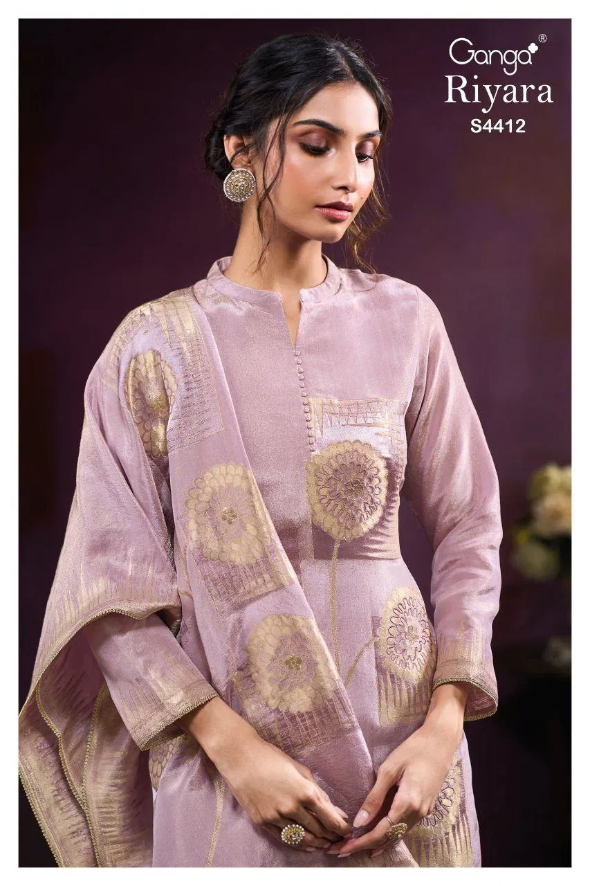 Beautiful Ganga Riyara 4412 Bemberg Silk With Embroidery Salwar Kameez Wholesale 2026