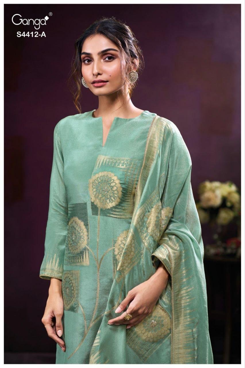 Ganga Riyara 4412 Bemberg Silk With Embroidery Salwar Kameez Wholesale 5 Beautiful Ganga Riyara 4412 Bemberg Silk With Embroidery Salwar Kameez Wholesale 2026
