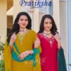 Kavya Pratiksha Vol 1 Vetican Dyed Plain Kuri Bottom With Dupatta Collection Wholesale
