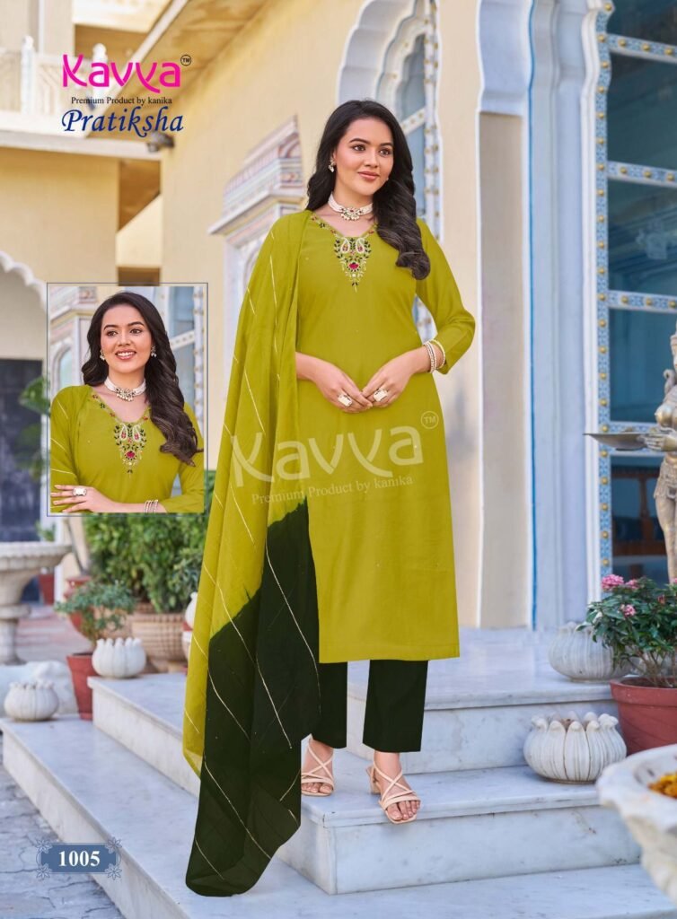 Stylish Kavya Pratiksha Vol 1 Vetican Dyed Plain Kuri Bottom With Dupatta Collection Wholesale 2026