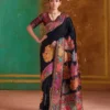 Rajtex Pure Kashmiri 02 Modal Cotton Pashmina Weaving Saree Wholesale