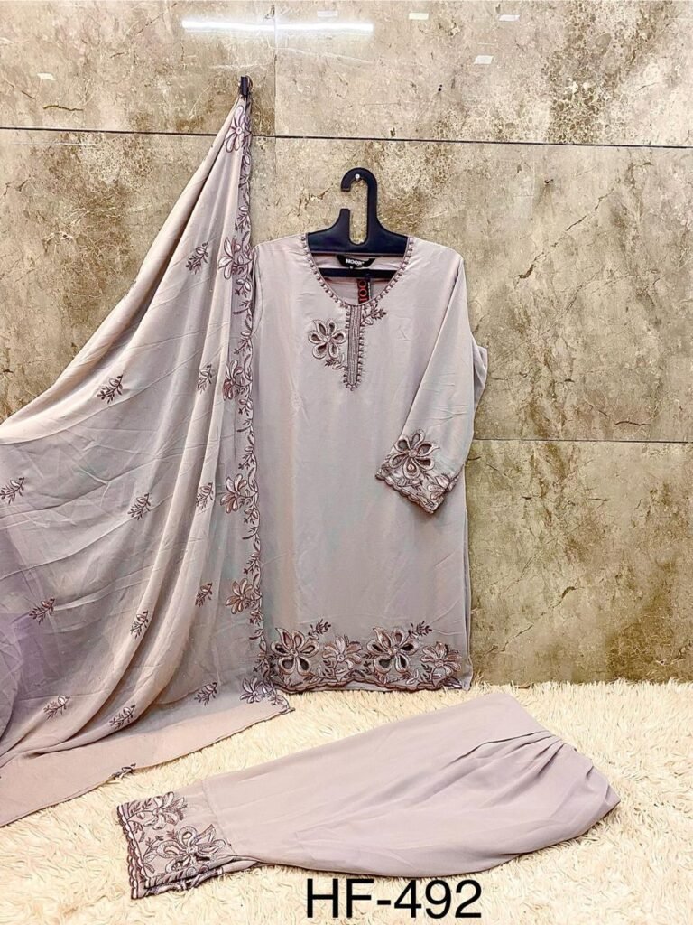 Latest Hoor Tex Hf 492 A to D Georgette Pakistani Suit Kurti Bottom With Dupatta Collection Wholesale 2026 3 Latest Hoor Tex Hf 492 A to D Georgette Pakistani Suit Kurti Bottom With Dupatta Collection Wholesale 2026