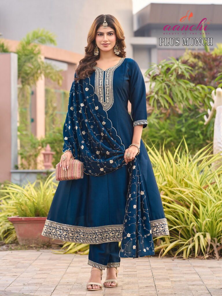 Launching Aanchi Plus Munch Crystal Silk Kurti Pant And Dupatta Collection Wholesale 2026 3 Launching Aanchi Plus Munch Crystal Silk Kurti Pant And Dupatta Collection Wholesale 2026