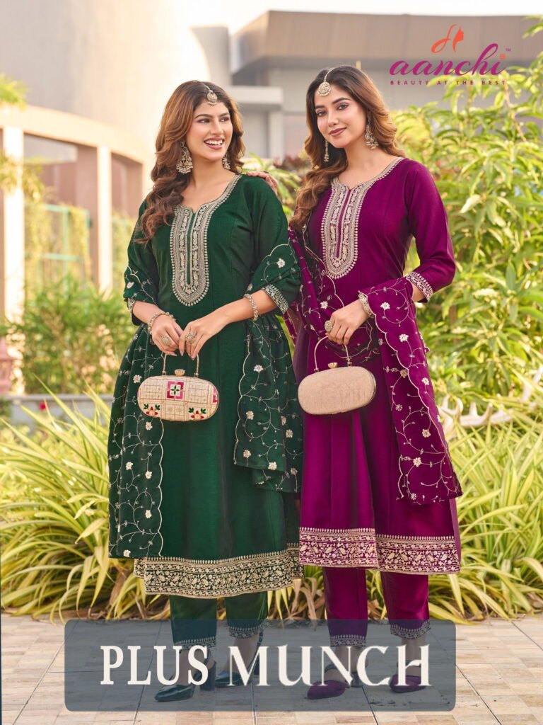 Launching Aanchi Plus Munch Crystal Silk Kurti Pant And Dupatta Collection Wholesale 2026 4 Launching Aanchi Plus Munch Crystal Silk Kurti Pant And Dupatta Collection Wholesale 2026