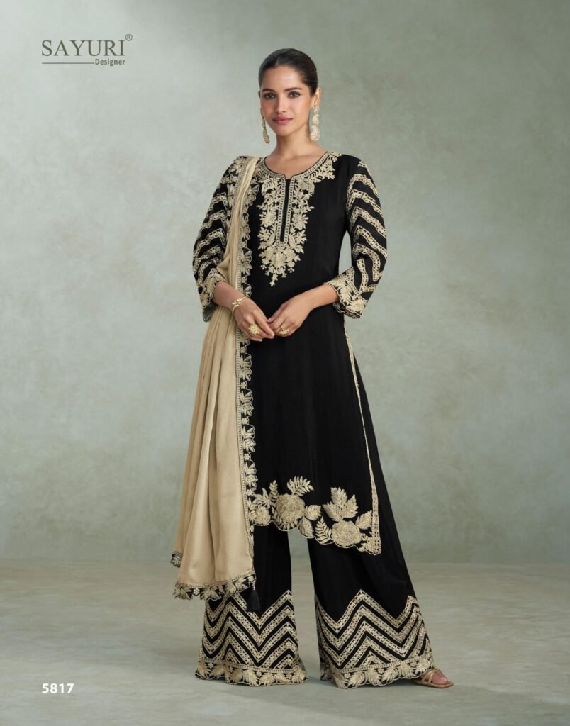 Buy Sayuri Samira Chinon Silk Embroidery Top With Plazzo Suit Wholesale 2026 7 Buy Sayuri Samira Chinon Silk Embroidery Top With Plazzo Suit Wholesale 2026
