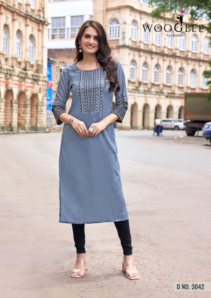 Stylish Wooglee Salonee Vol 9 Rayon Thread And Handwork Top Collection Wholesale 2026