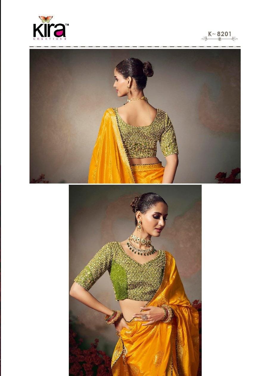 Kira Kamini Silk Beautiful Lace Border & Piping Saree Collection Wholesale 11 Stylish Kira Kamini Silk Beautiful Lace Border & Piping Saree Collection Wholesale 2026