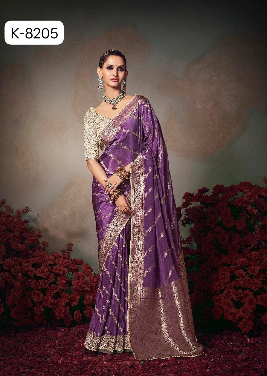Kira Kamini Silk Beautiful Lace Border & Piping Saree Collection Wholesale 13 Stylish Kira Kamini Silk Beautiful Lace Border & Piping Saree Collection Wholesale 2026
