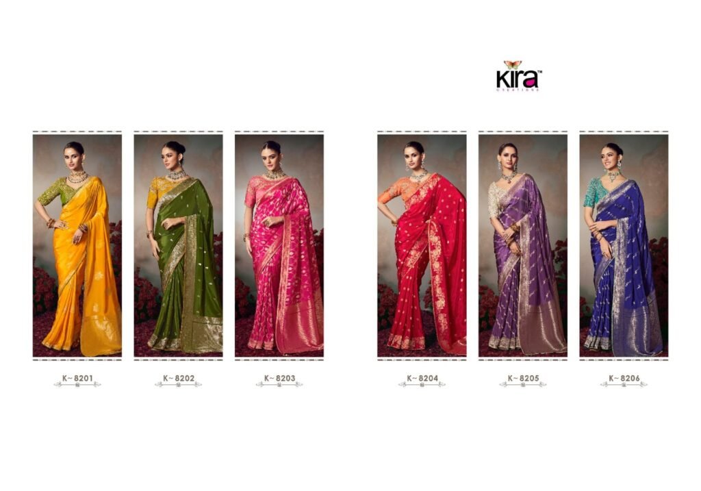 Stylish Kira Kamini Silk Beautiful Lace Border & Piping Saree Collection Wholesale 2026 13 Stylish Kira Kamini Silk Beautiful Lace Border & Piping Saree Collection Wholesale 2026