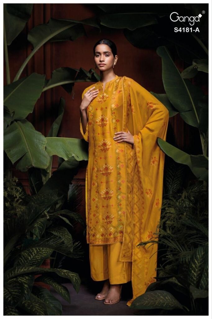 Launching Ganga Prielle 4181 Bemberg Silk Printed Embroidery Salwar Kameez Wholesale 2026 2 Launching Ganga Prielle 4181 Bemberg Silk Printed Embroidery Salwar Kameez Wholesale 2026