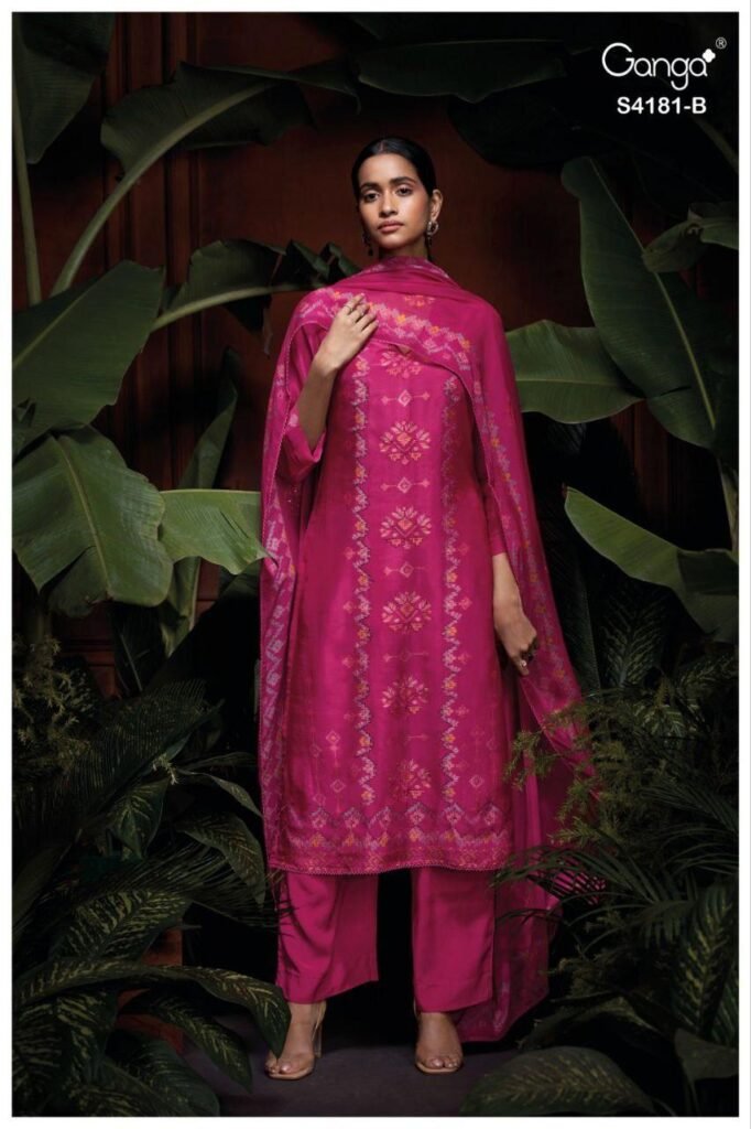 Launching Ganga Prielle 4181 Bemberg Silk Printed Embroidery Salwar Kameez Wholesale 2026 4 Launching Ganga Prielle 4181 Bemberg Silk Printed Embroidery Salwar Kameez Wholesale 2026