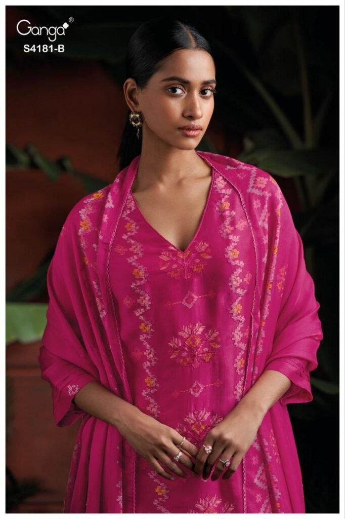 Launching Ganga Prielle 4181 Bemberg Silk Printed Embroidery Salwar Kameez Wholesale 2026 5 Launching Ganga Prielle 4181 Bemberg Silk Printed Embroidery Salwar Kameez Wholesale 2026