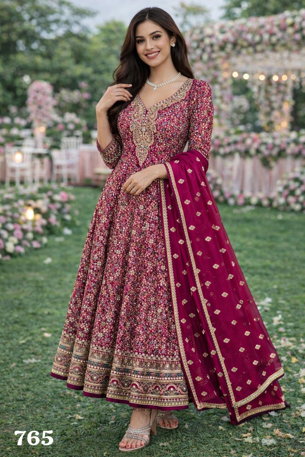 Mrudangi Fiza Georgette Embroidered Gown And Dupatta Collection Wholesale 5 Buy Mrudangi Fiza Georgette Embroidered Gown And Dupatta Collection Wholesale 2026