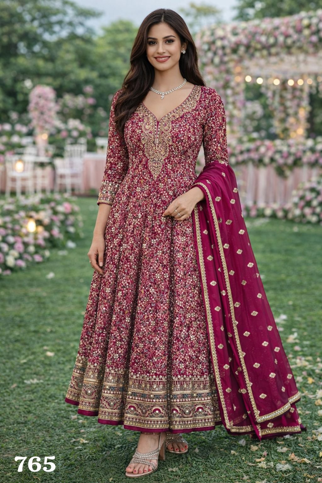 Mrudangi Fiza Georgette Embroidered Gown And Dupatta Collection Wholesale 6 Buy Mrudangi Fiza Georgette Embroidered Gown And Dupatta Collection Wholesale 2026
