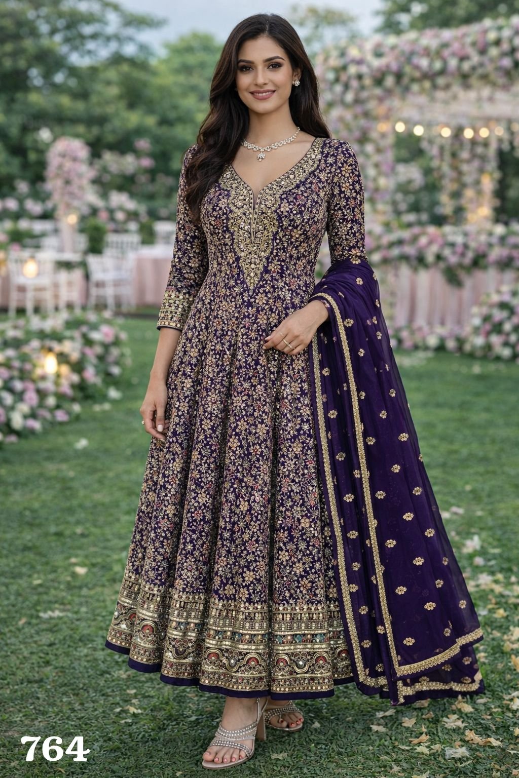 Mrudangi Fiza Georgette Embroidered Gown And Dupatta Collection Wholesale 9 Buy Mrudangi Fiza Georgette Embroidered Gown And Dupatta Collection Wholesale 2026