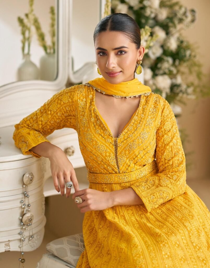 Buy Sayuri Dawat Georgette With Embroidered Gown And Dupatta Collection Wholesale 2026