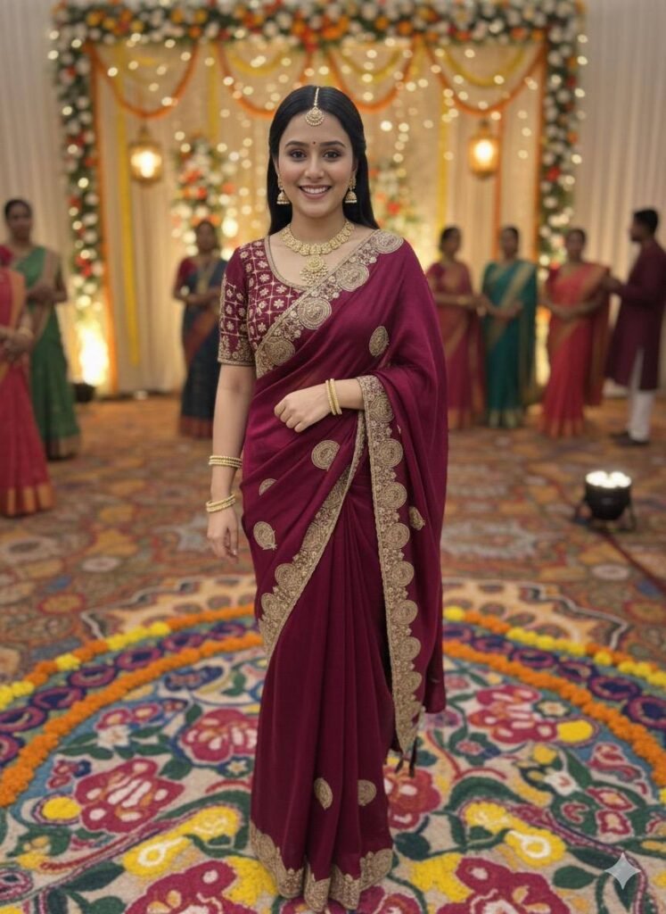 Buy Bt 442 Beautiful Fandy Satin Silk Embroidered Saree Collection Wholesale 2026