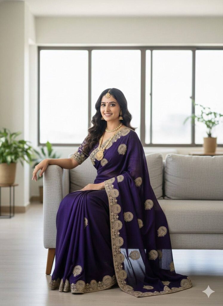 Buy Bt 442 Beautiful Fandy Satin Silk Embroidered Saree Collection Wholesale 2026