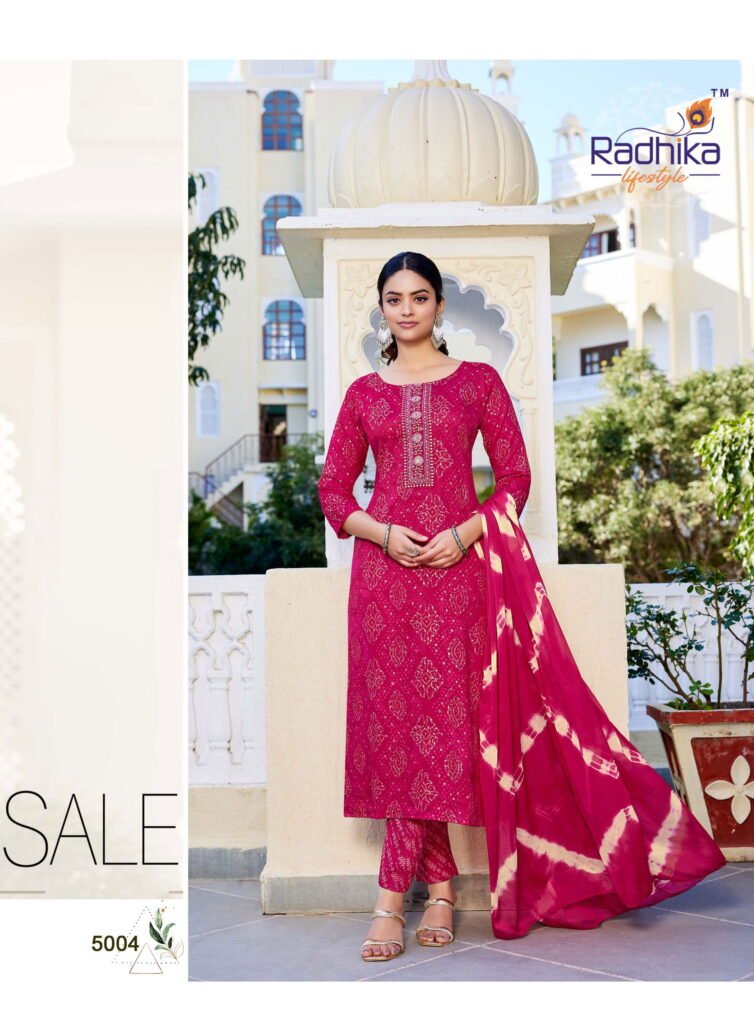 Buy Radhika Siri Vol 5 Rayon Foil Printed Kurti Pant And Dupatta Collection Wholesale 2026 5 Buy Radhika Siri Vol 5 Rayon Foil Printed Kurti Pant And Dupatta Collection Wholesale 2026