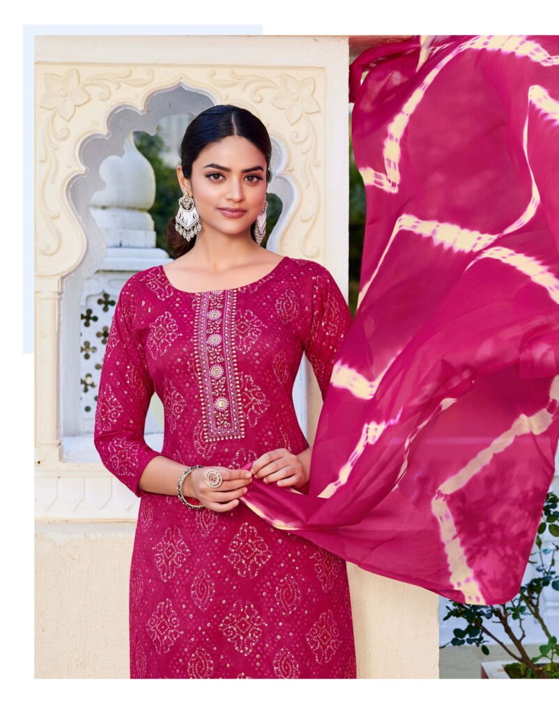Buy Radhika Siri Vol 5 Rayon Foil Printed Kurti Pant And Dupatta Collection Wholesale 2026 6 Buy Radhika Siri Vol 5 Rayon Foil Printed Kurti Pant And Dupatta Collection Wholesale 2026
