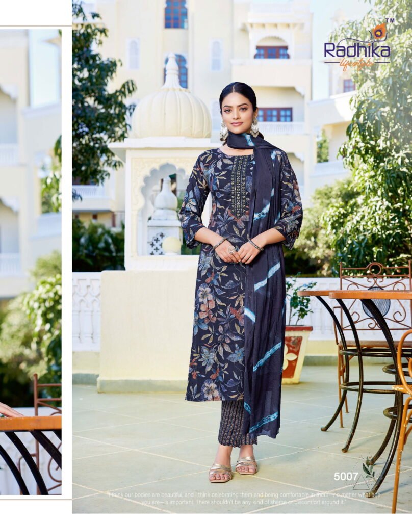 Buy Radhika Siri Vol 5 Rayon Foil Printed Kurti Pant And Dupatta Collection Wholesale 2026 11 Buy Radhika Siri Vol 5 Rayon Foil Printed Kurti Pant And Dupatta Collection Wholesale 2026