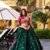 Lekha YF 1449 Silk Satin Sequins Worked Designer Lehenga Choli Wholesale