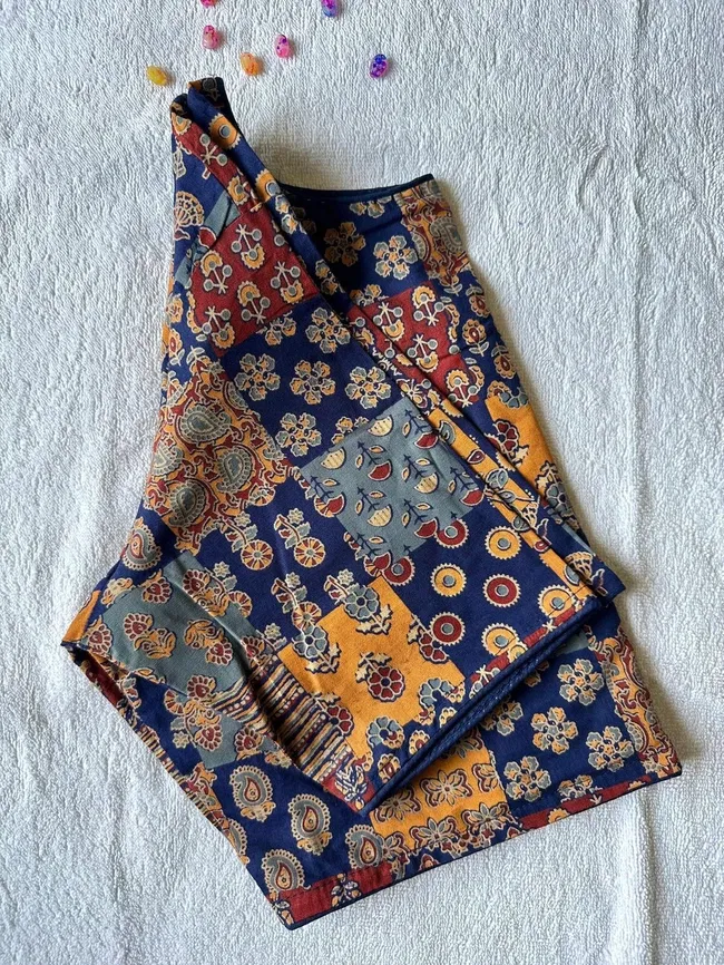 Ruh Pure Ajrakh HandBlock Cotton Blouse Collection Wholesale