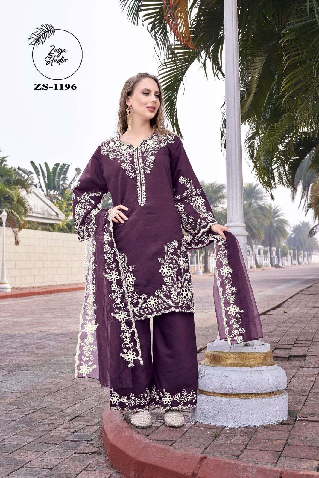 Zoya Studio Launch Special Roman Silk Pakistani Suit Collection Wholesale