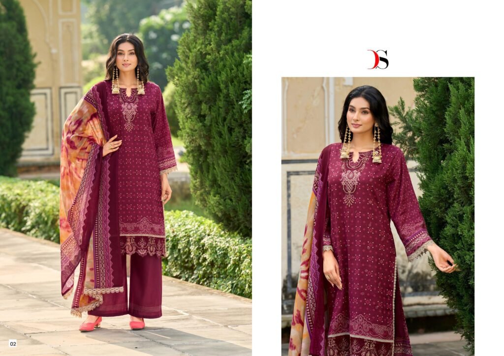 Beautiful Deepsy Tawakkal Premium Collection 25 Vol 2 Cotton Dupatta Pakistani Suits Wholesale 2026